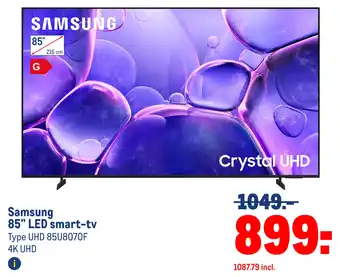 Makro Samsung LED smart tv aanbieding
