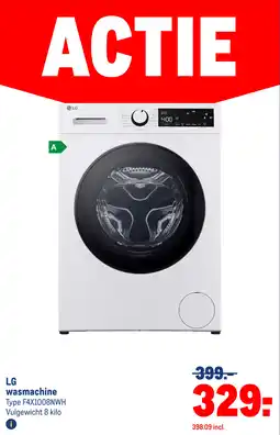 Makro LG wasmachine aanbieding