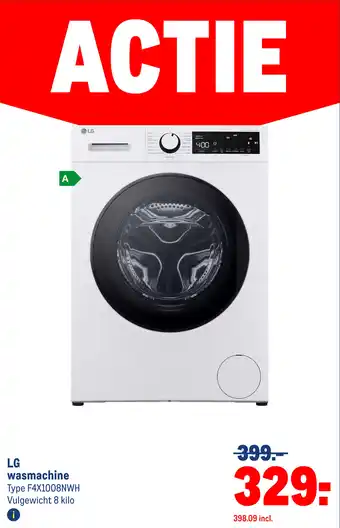 Makro LG wasmachine aanbieding