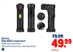 Makro DonroxRide A922 compressor aanbieding