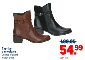 Makro Caprice dameslaars Cognac of zwart aanbieding