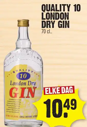 Super Dirck 3 Quality 10 london dry gin aanbieding