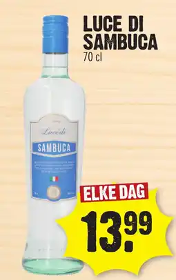 Super Dirck 3 Luce di sambuca aanbieding