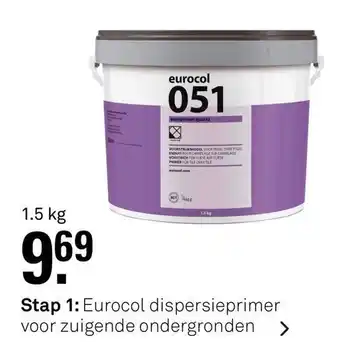 Karwei Eurocol dispersieprimer aanbieding