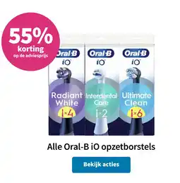 Plein.nl Alle Oral-B iO opzetborstels aanbieding