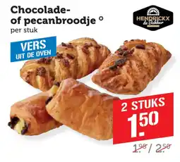 Dagwinkel Chocolade- of pecanbroodje aanbieding