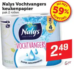 Dagwinkel Nalys Vochtvangers keukenpapier aanbieding