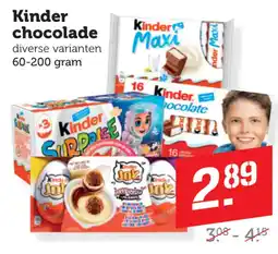 Dagwinkel Kinder chocolade aanbieding