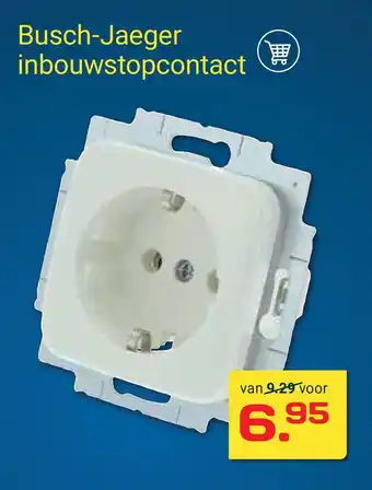 Kluswijs Busch-Jaeger inbouwstopcontact aanbieding