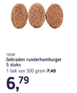 Van Hoeckel Gebraden runderhamburger aanbieding