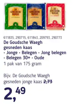 Van Hoeckel De Goudsche Waegh gesneden kaas aanbieding