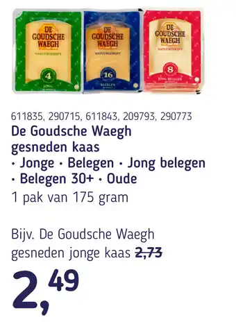 Van Hoeckel De Goudsche Waegh gesneden kaas aanbieding