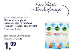 Van Hoeckel Melkan drinkyoghurt aanbieding