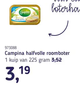 Van Hoeckel Campina halfvolle roomboter aanbieding