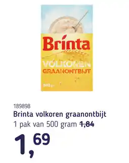 Van Hoeckel Brinta volkoren graanontbijt aanbieding