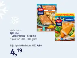 Van Hoeckel Iglo MSC aanbieding
