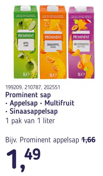 Van Hoeckel Prominent sap aanbieding