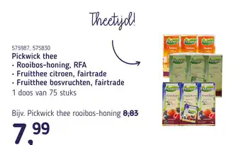 Van Hoeckel Pickwick thee aanbieding