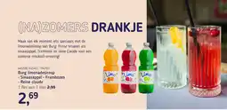 Van Hoeckel Burg limonadesiroop aanbieding