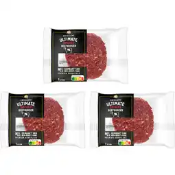 Albert Heijn AH Excellent Ultimate smokey burger 3-pack aanbieding