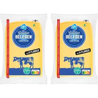 Albert Heijn AH Goudse belegen 48+ plakken groot 2-pack aanbieding