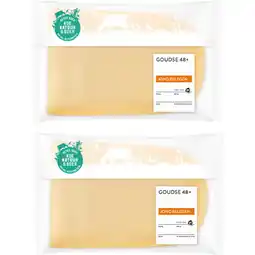 Albert Heijn AH Goudse jong belegen 48+ plakken 2-pack aanbieding