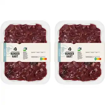Albert Heijn AH Runderhart 2-pack aanbieding