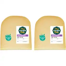 Albert Heijn AH Zaanlander extra belegen 48+ stuk 2-pack aanbieding