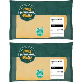 Albert Heijn AH Zaanlander Oud 48+ plakken 2-pack aanbieding