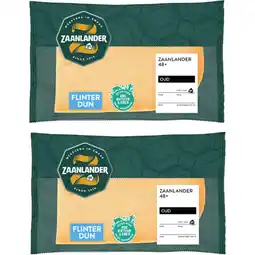 Albert Heijn AH Zaanlander Oud 48+ plakken flinterdun 2-pack aanbieding