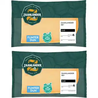 Albert Heijn AH Zaanlander Oud 48+ plakken flinterdun 2-pack aanbieding