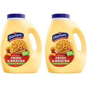 Albert Heijn Diamant Friet & snacks frituurolie 2-pack aanbieding