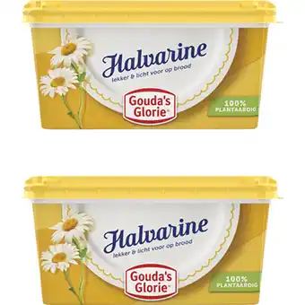 Albert Heijn Gouda's Glorie Halvarine 2-pack aanbieding