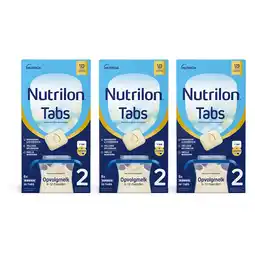 Albert Heijn Nutrilon tabs 2 Opvolgmelk 6m+ 3-pack aanbieding