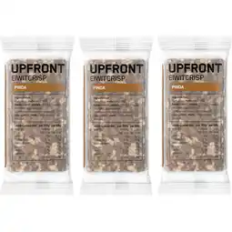 Albert Heijn Upfront Eiwitcrisp pinda 3-pack aanbieding