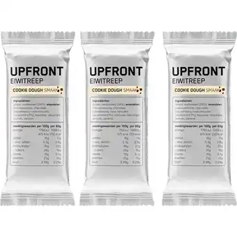 Albert Heijn Upfront Eiwitreep cookie dough 3-pack aanbieding