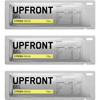 Albert Heijn Upfront Gel citroen 3-pack aanbieding