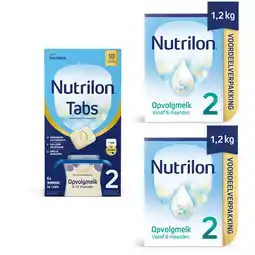 Albert Heijn Nutrilon Tabs 2 + Opvolgmelk 2 pakket aanbieding