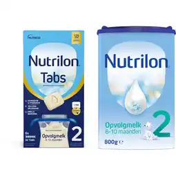 Albert Heijn Nutrilon Tabs 2 + Opvolgmelk 2 800 gr pakket aanbieding