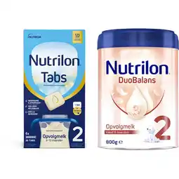 Albert Heijn Nutrilon Tabs 2 + Duobalans 6m+ pakket aanbieding