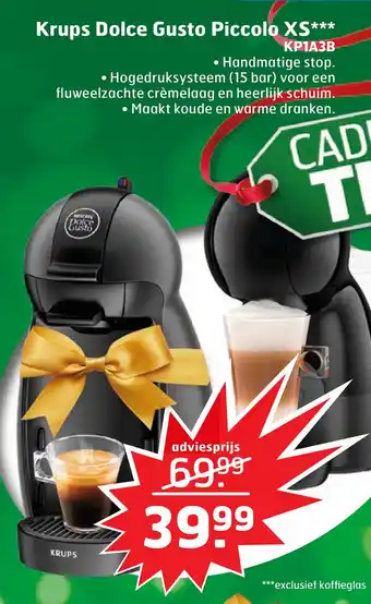 Trekpleister Krups Dolce Gusto Picolo XS*** aanbieding