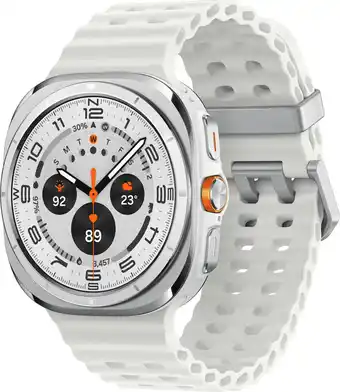 Coolblue Samsung Galaxy Watch Ultra (2025) 4G Titanium Wit 47mm aanbieding