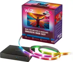 Coolblue WiZ HDMI Sync Box + Lightstrip voor 55-65 Inch TV's aanbieding