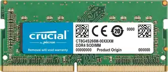 Coolblue Crucial 32GB 3200MHz DDR4 SODIMM (1x32GB) aanbieding