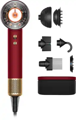 Coolblue Dyson Supersonic Nural Red Velvet/Goud aanbieding