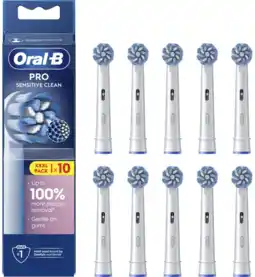 Coolblue Oral-B Pro Sensitive Clean Wit (10 stuks) aanbieding
