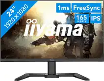 Bol.com Iiyama G-Master GB2470HSU-B5 - Full HD Gaming Monitor - Verstelbaar - 165hz - 24 inch aanbieding