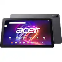MediaMarkt ACER Iconia Tab P10 P10-21Q-83XL - 10.4 inch - 128 GB - Grijs - Wifi + folio case aanbieding