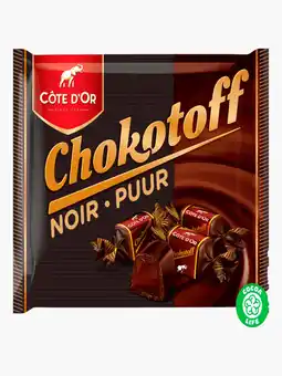 Flink Côte d'Or Chokotoff chocolaatjes puur 250g aanbieding