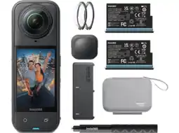 MediaMarkt Insta360 Insta360 X5 Essentials Bundle Action Cam Zwart aanbieding